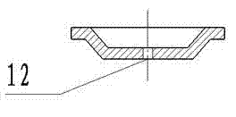 Effervescent atomization medicament applying spray head