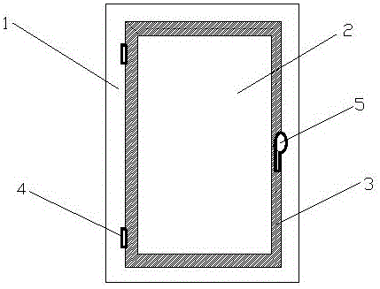 Practical aluminum alloy door window