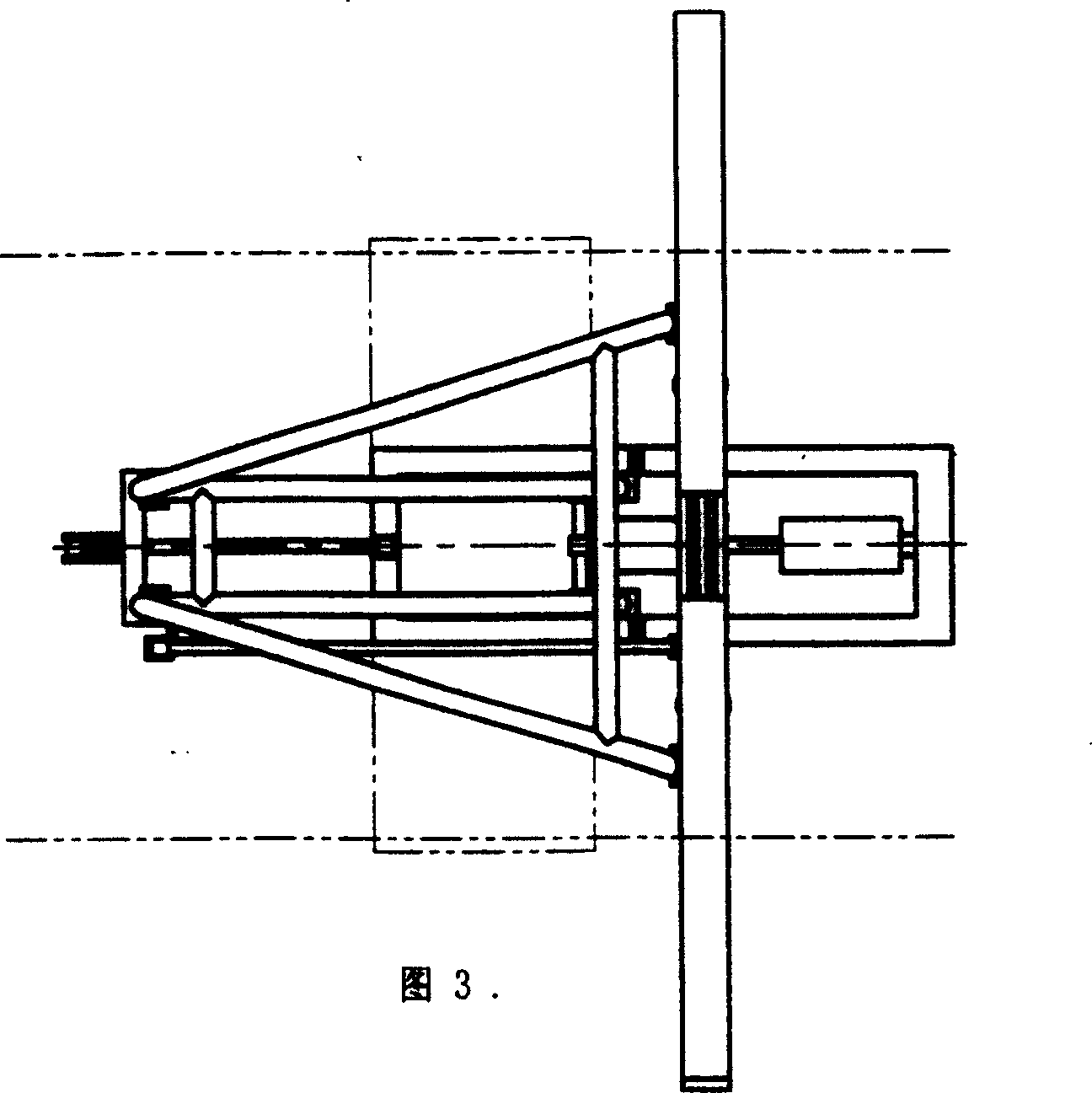 Double-wire powering trolleybus pantograph with damping spring barrel