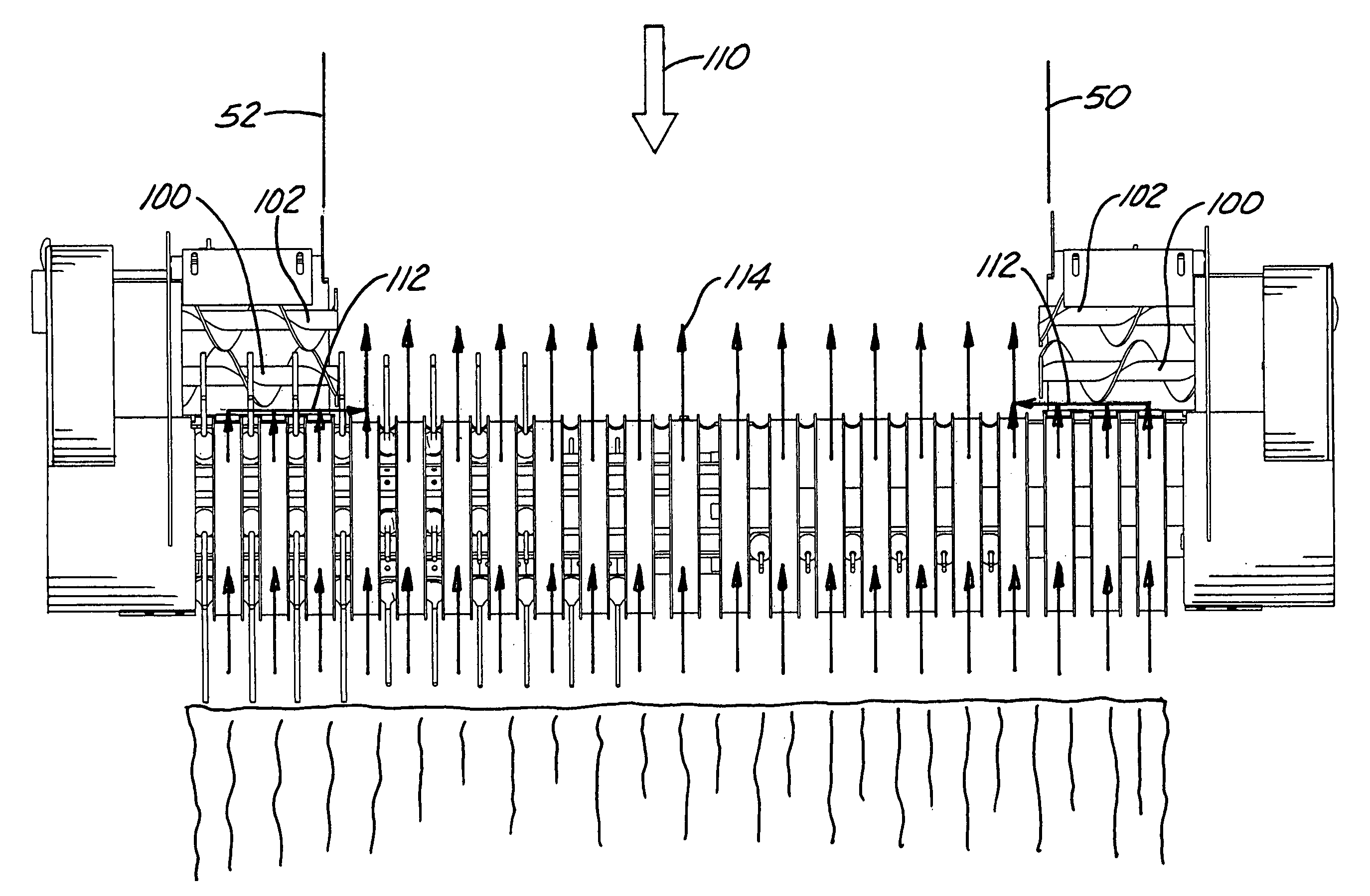 Wide pickup header for a round baler