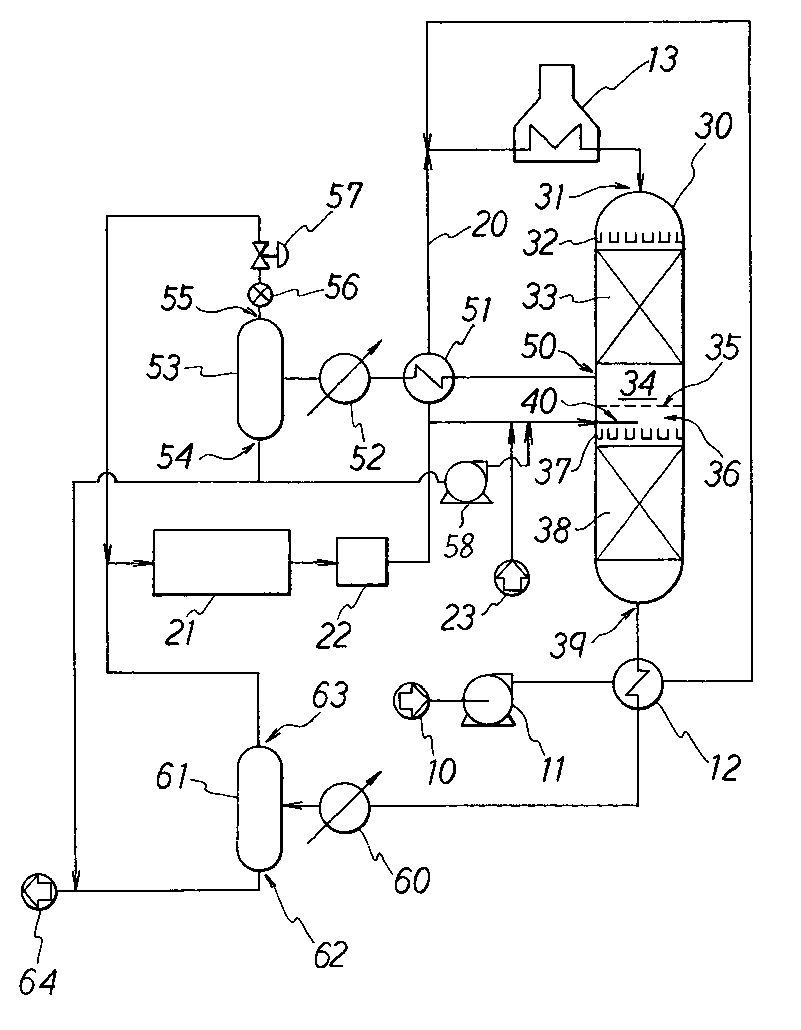 Method and apparatus for stripping sulfur-containing compounds from hydrocarbon feed stock in hydrorefining of petroleum distillates