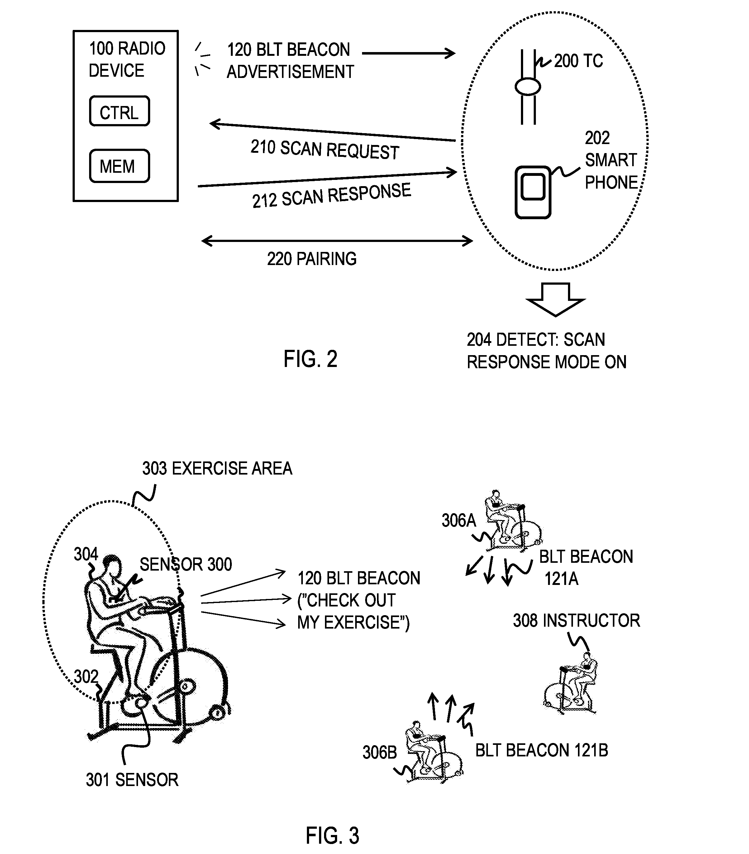 Bluetooth beacon transmission