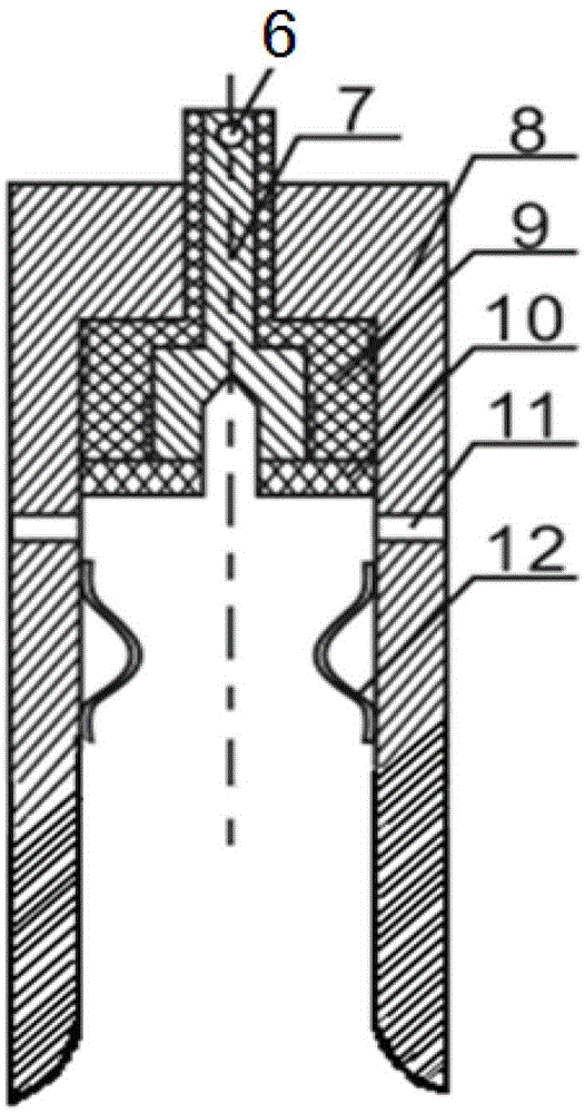 An electromagnetic wave measurement-while-drilling system release and recovery extension line device