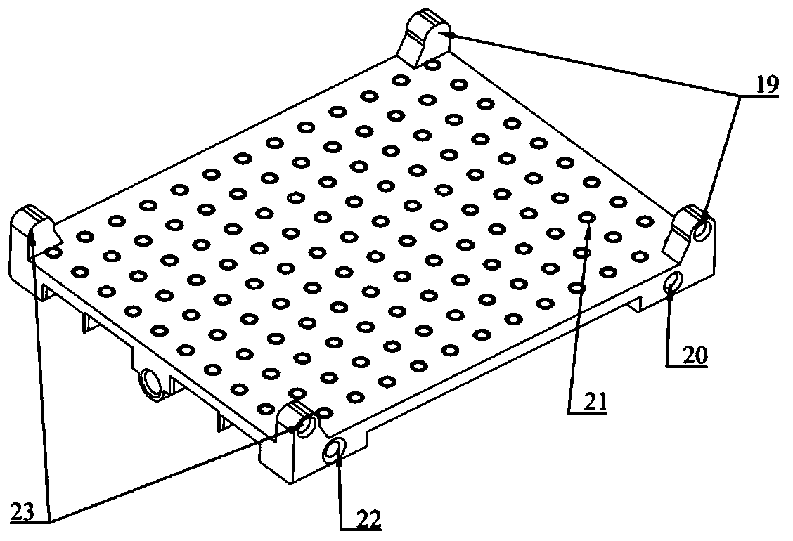 Production line workpiece multistage transferring device