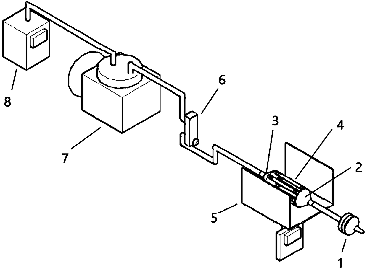 Sampling device and sampling method for massively collecting atmospheric gaseous mercury in short term