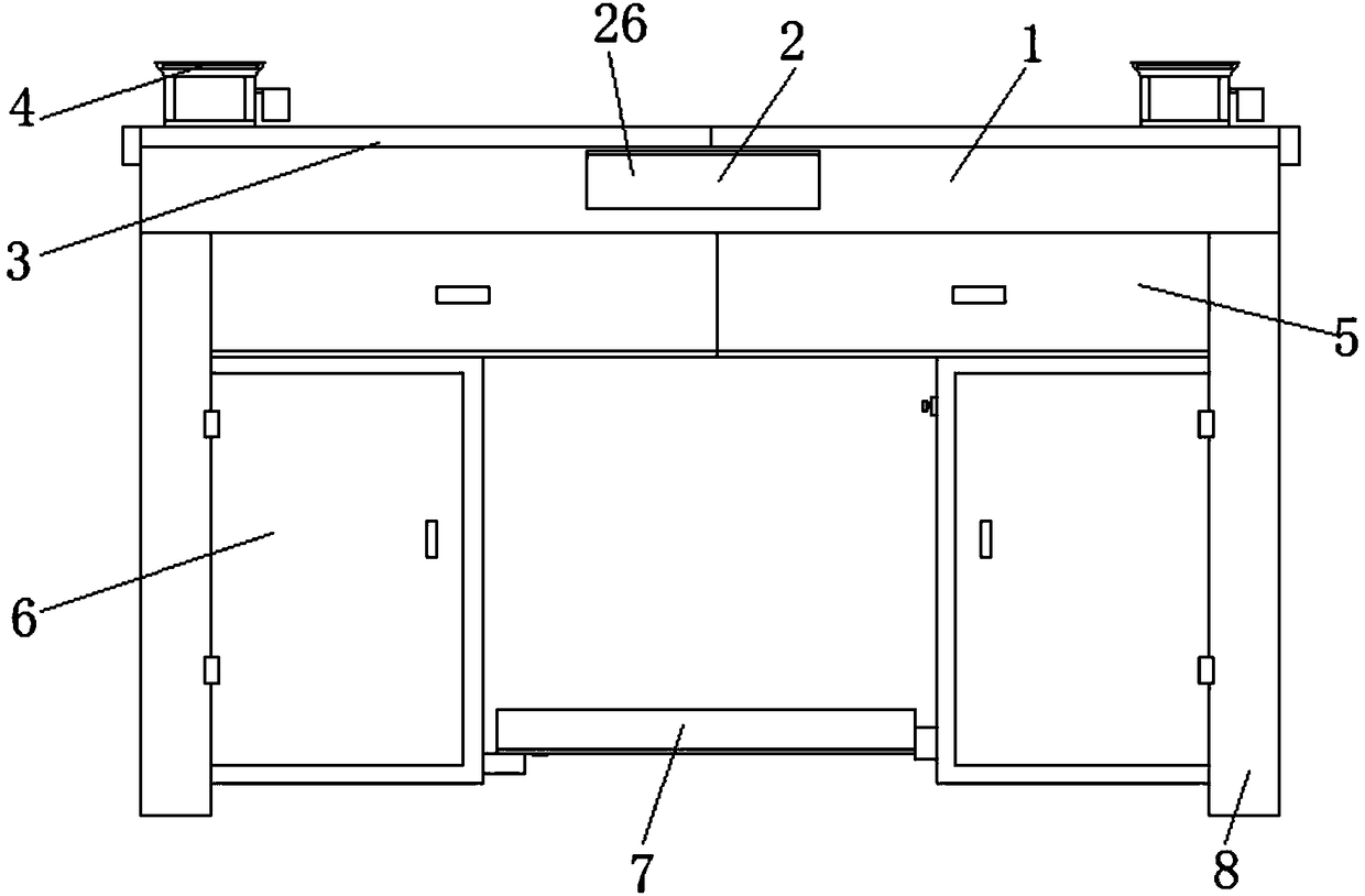 Multifunctional office table