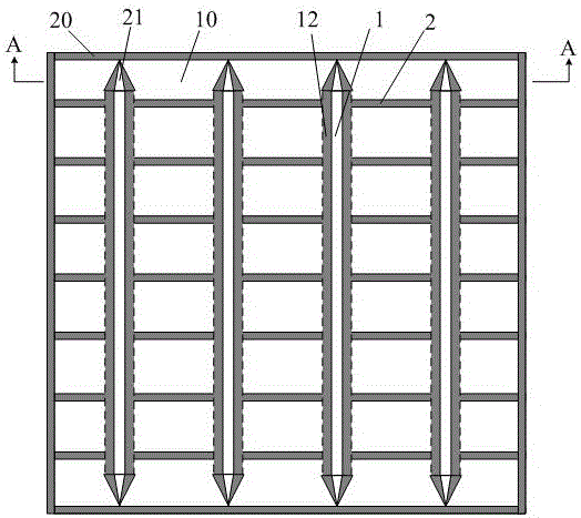 Back electrode structure of P-type PERC double-face solar battery and said battery