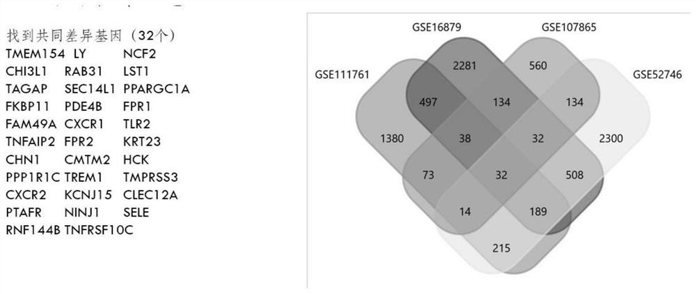 Screening method and application of gene marker for predicting treatment response of Crohn's disease