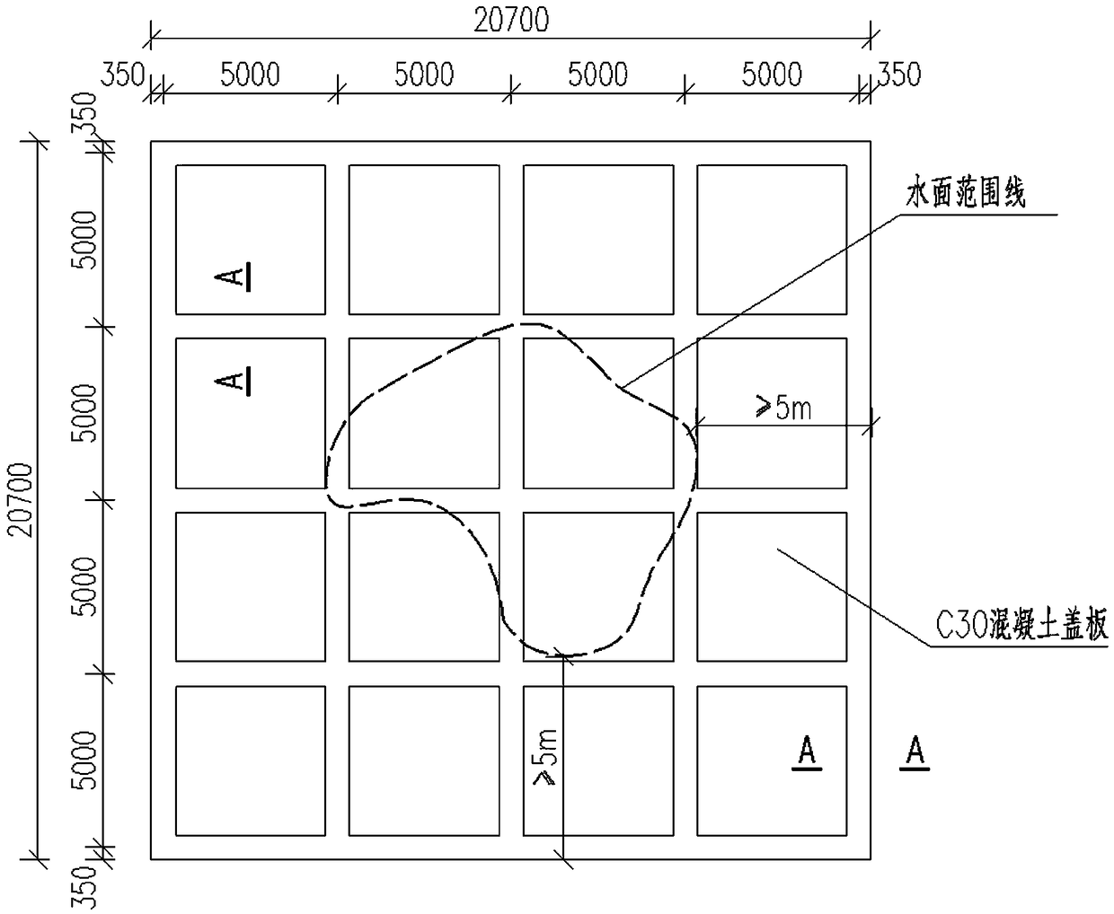 Treatment method of sinkhole in karst landform road roadbed range