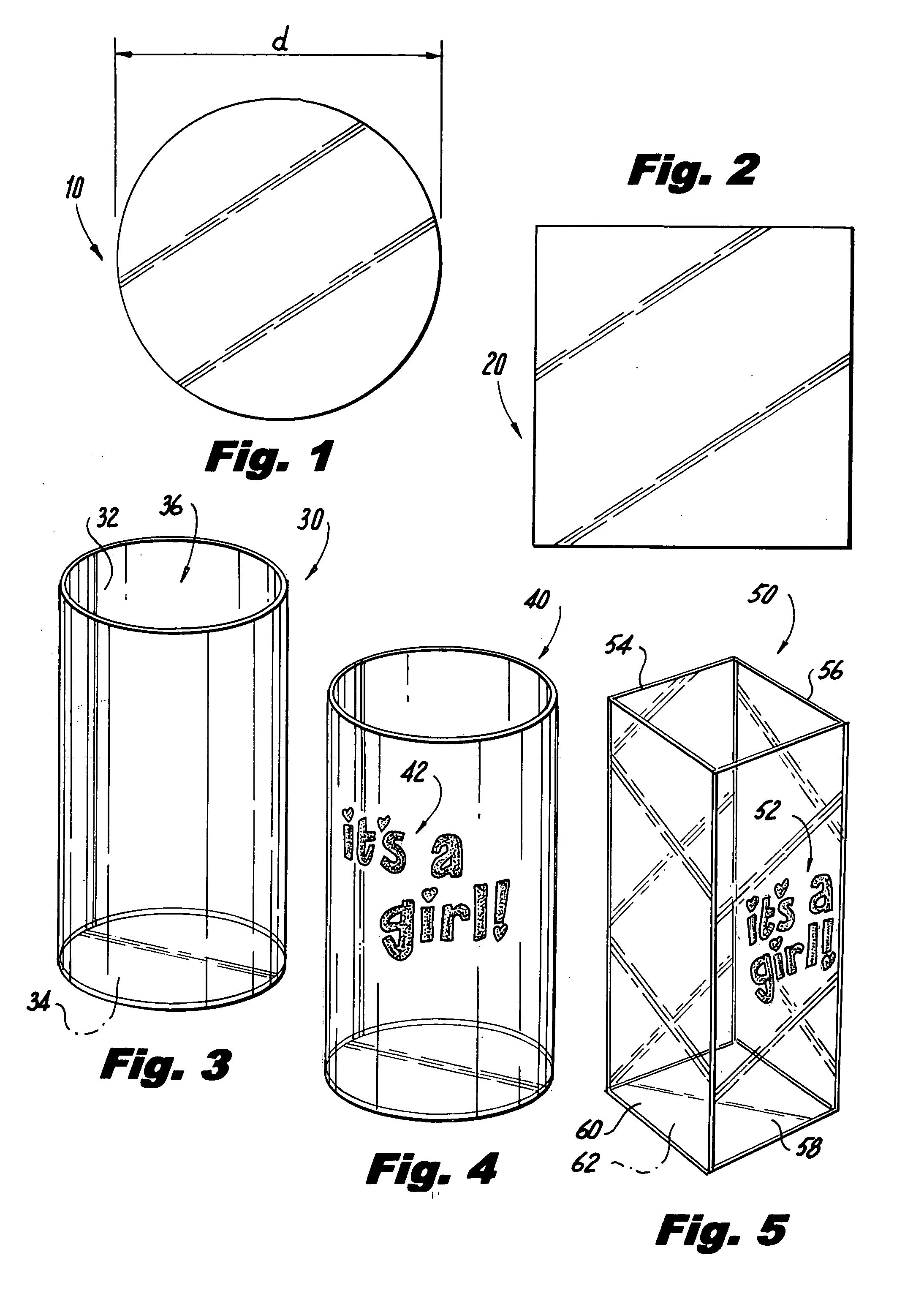 Space saving vase