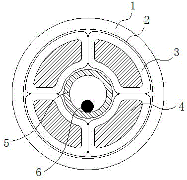 Self-cooling power cable