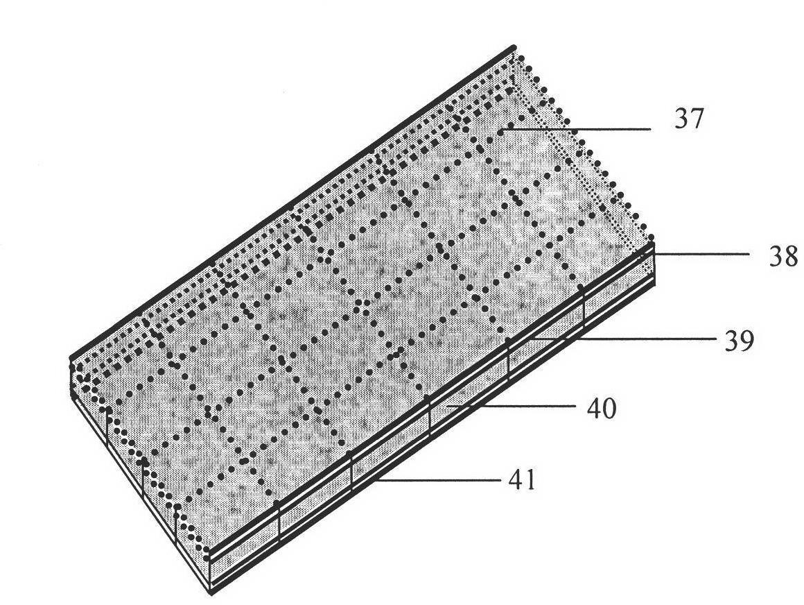 Device for manufacturing vegetation belt for ecological slope protection