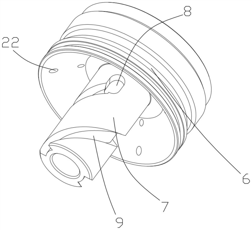 Disc stack centrifuge provided with single centripetal pump with spiral acceleration function and centrifugal equipment