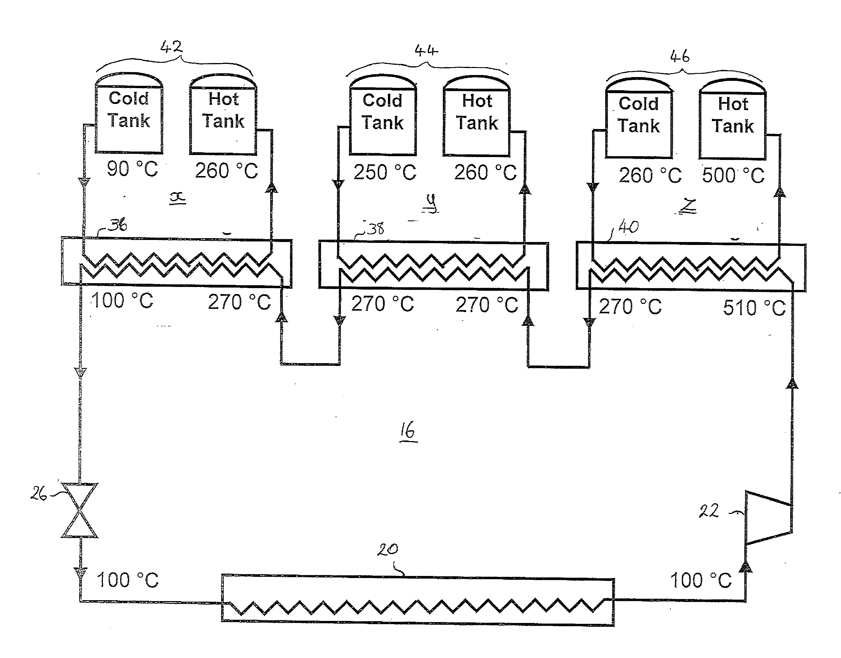 Thermoelectric energy storage system and method for storing thermoelectric energy