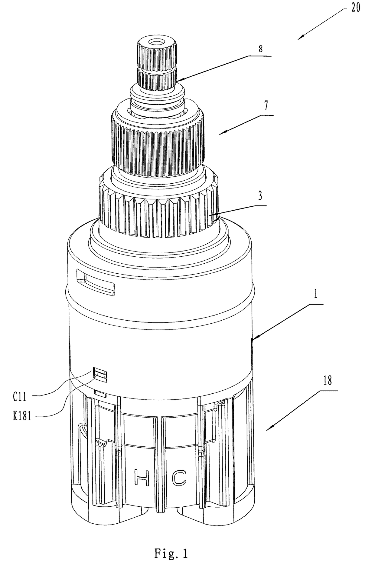 Thermostatic mixing valve