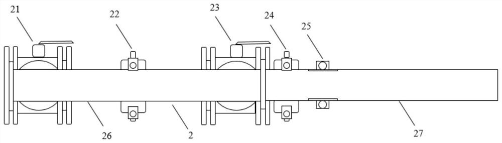 Pressure-maintaining and gas-maintaining coring sample closed transferring and integrated crushing system