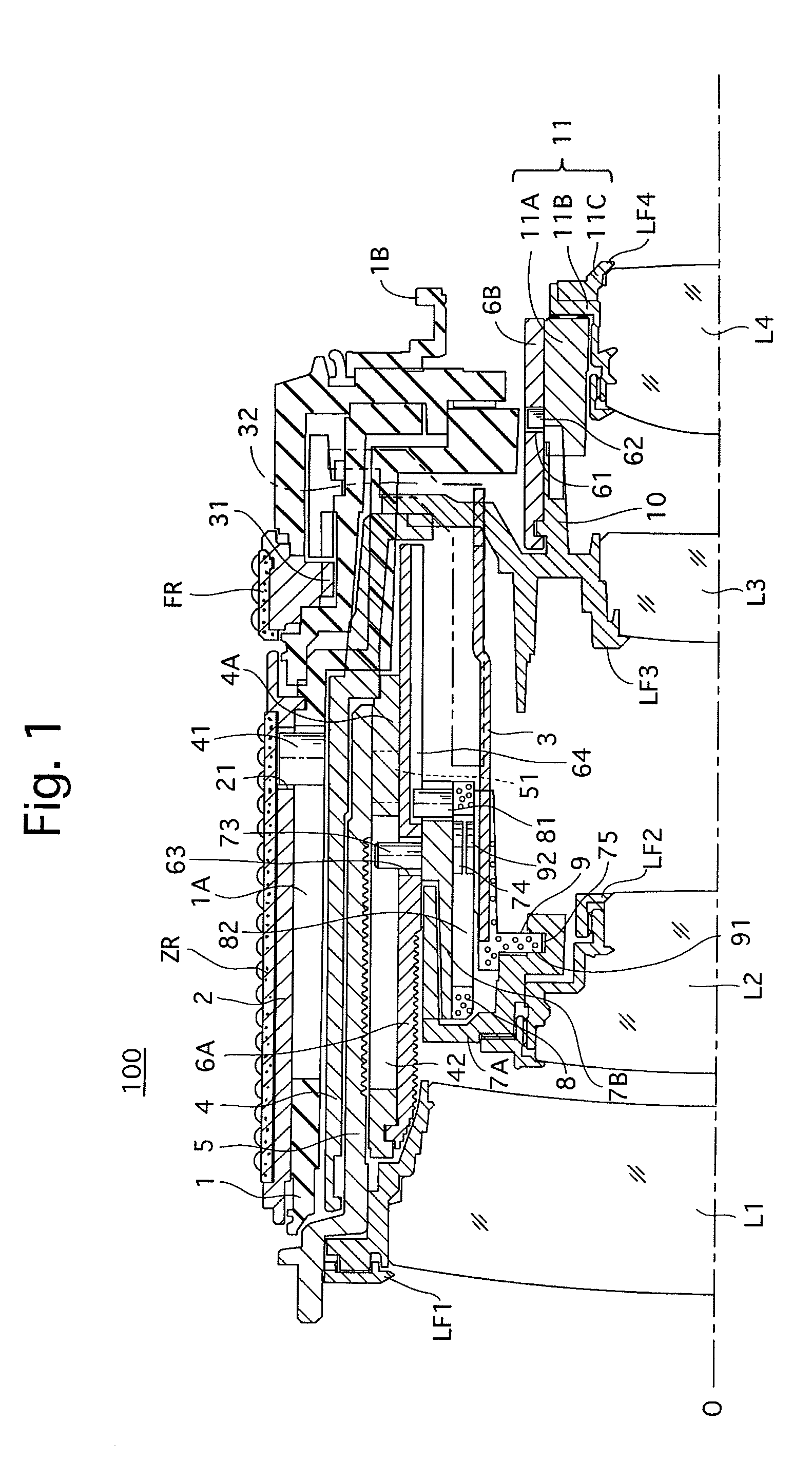 Varifocal lens barrel