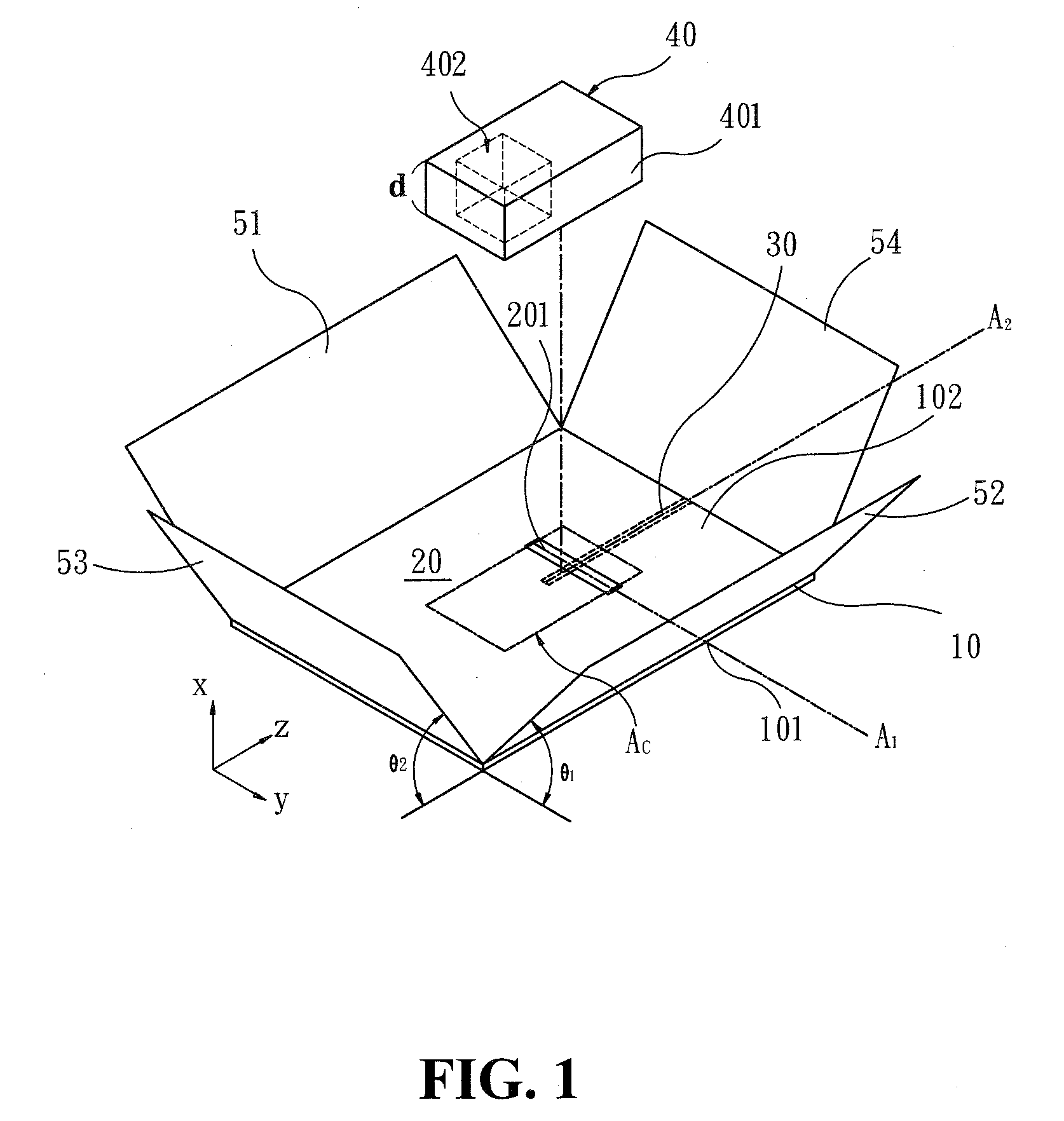 Dielectric resonator antenna with bending metallic planes