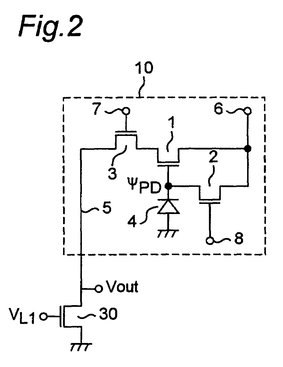 Amplification-type solid-state image pickup device incorporating plurality of arrayed pixels with amplification function