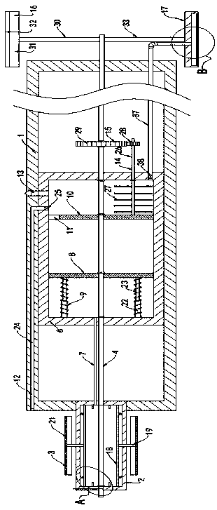 Auxiliary extending instrument for oral medicine