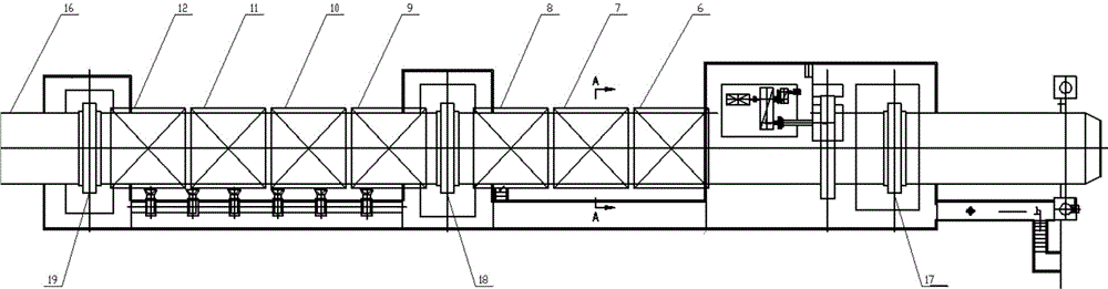 Device and technique using rotary kiln barrel heat to generate power