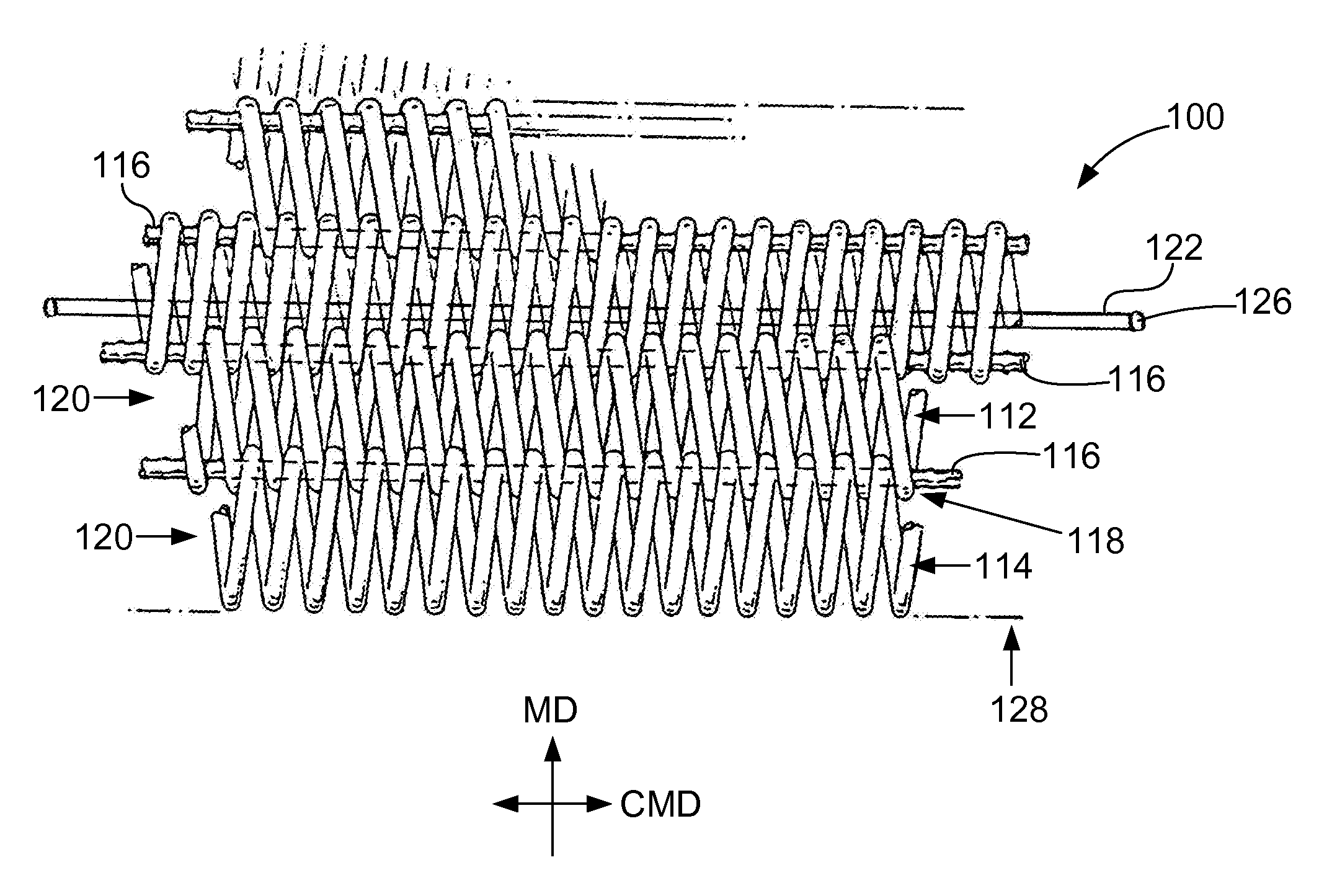 Industrial fabric with traction coating