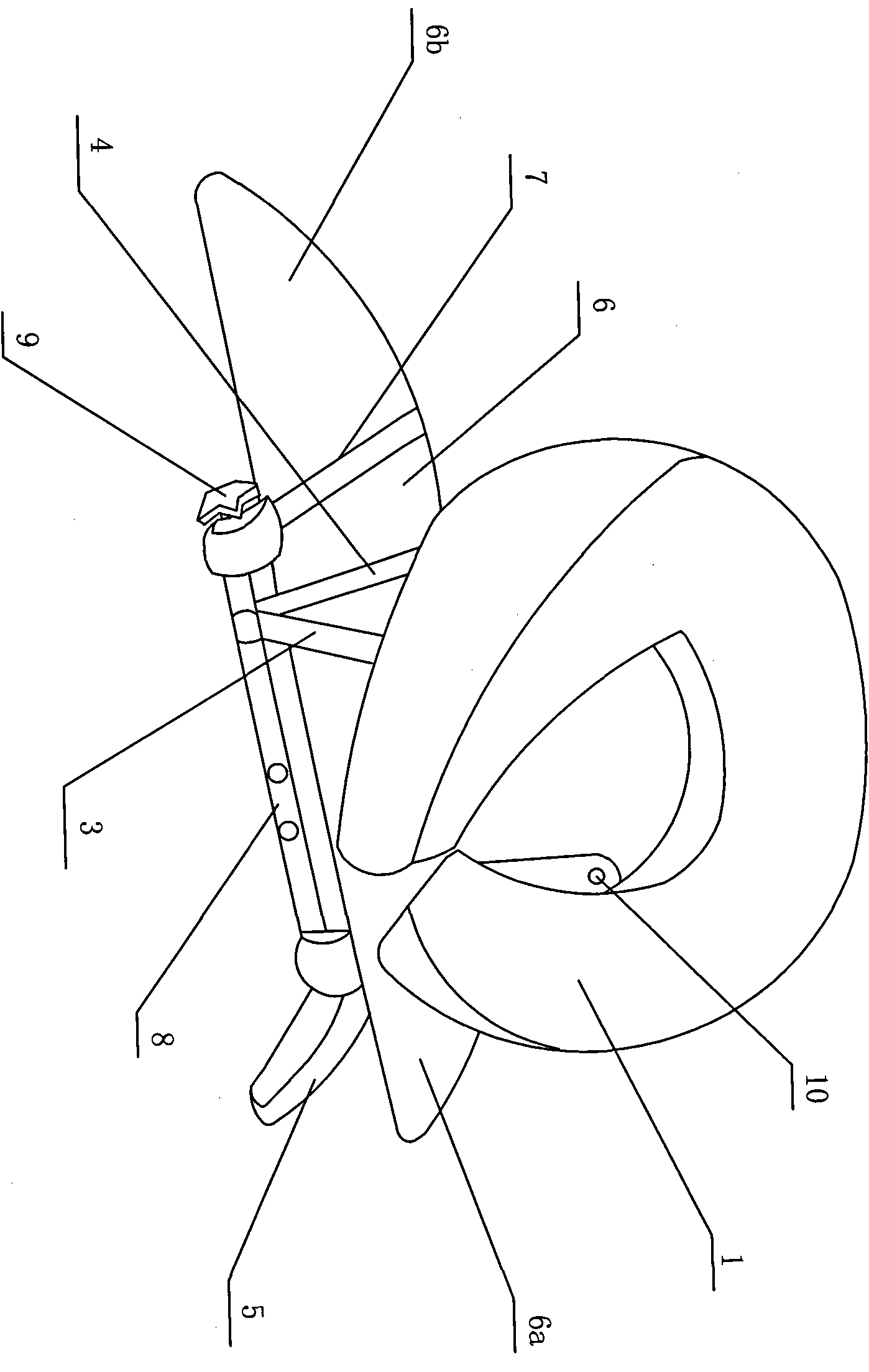 Protecting device for bend-over sleeping