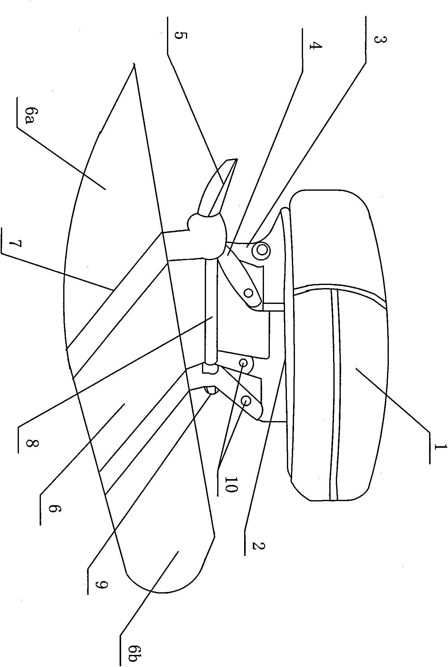 Protecting device for bend-over sleeping