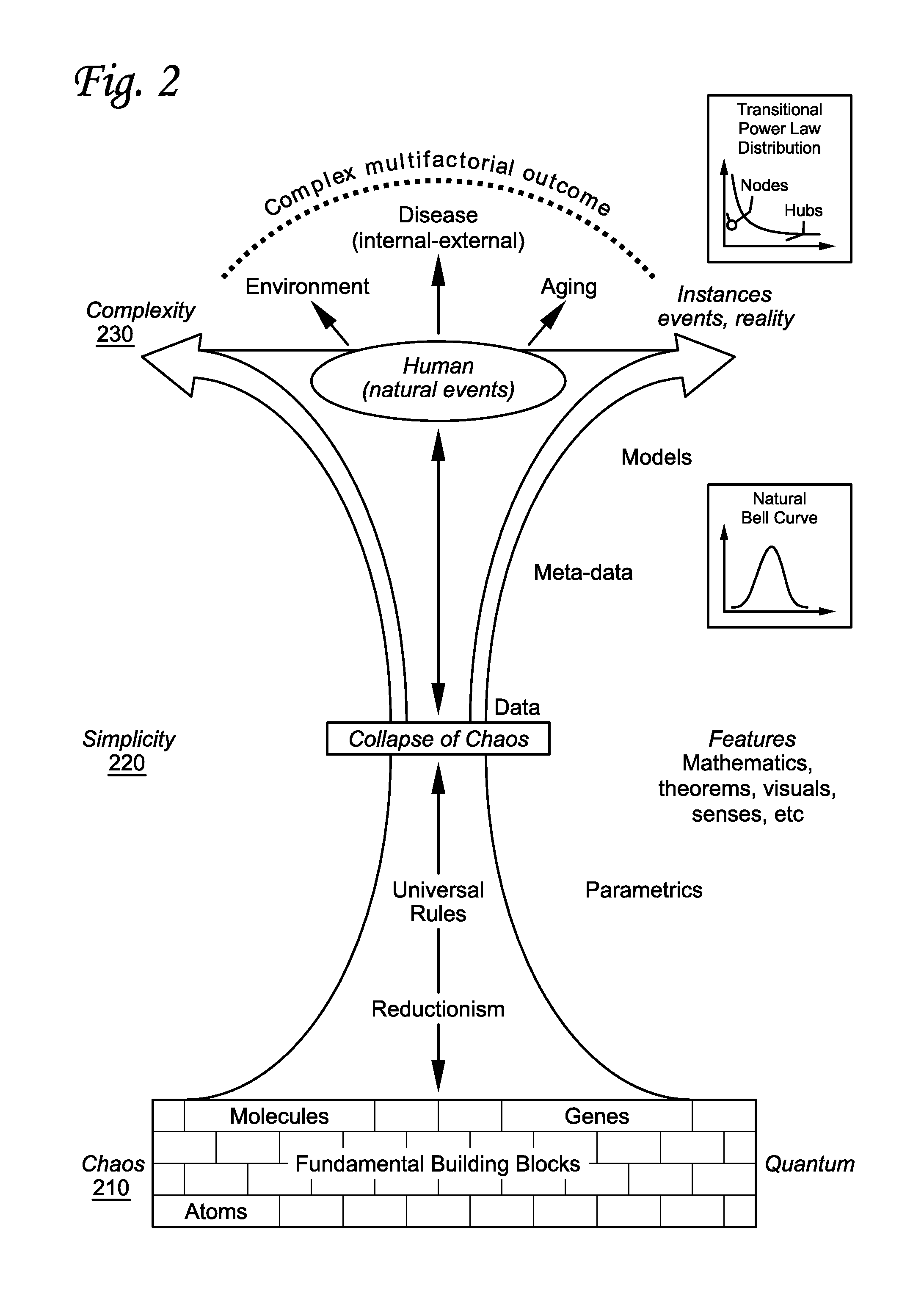 Automated management of medical data using expert knowledge and applied complexity science for risk assessment and diagnoses