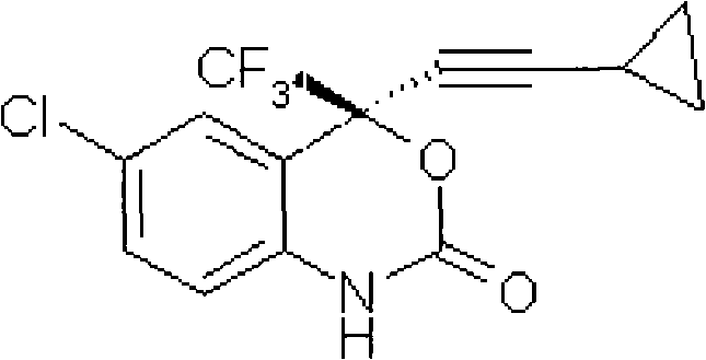 Method for preparing chiral cylopropyl acetenyl tertiary alcohol compound