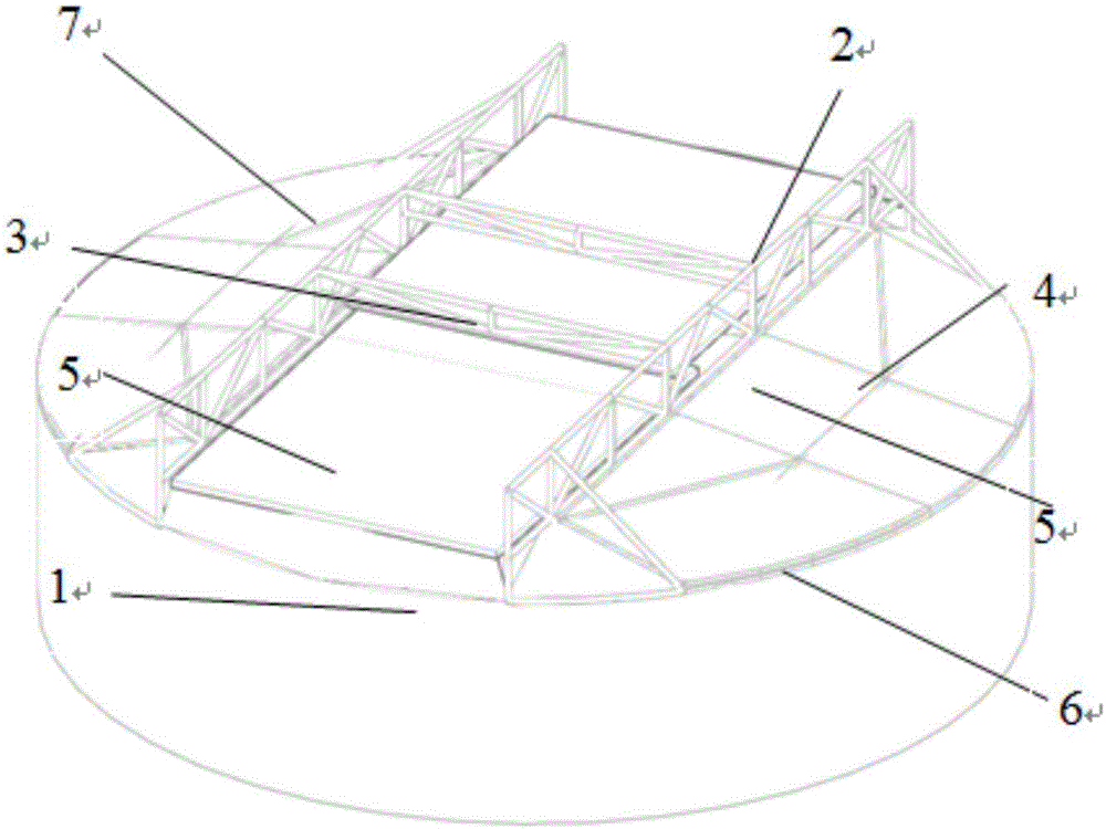 Turnover sliding combined type roofing structure capable of being opened and closed