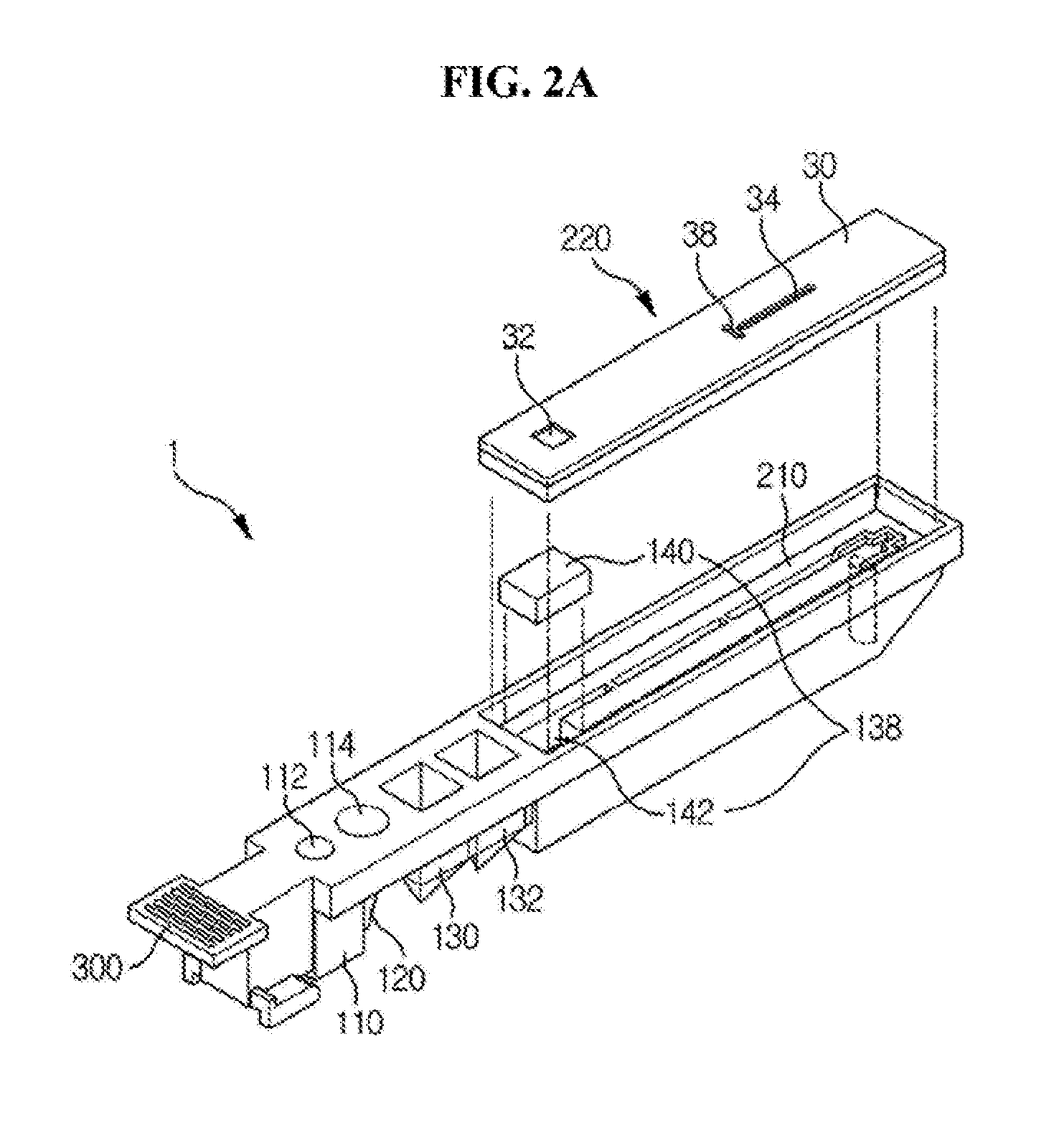 Multi-well cuvette provided with integrated reaction and detection means