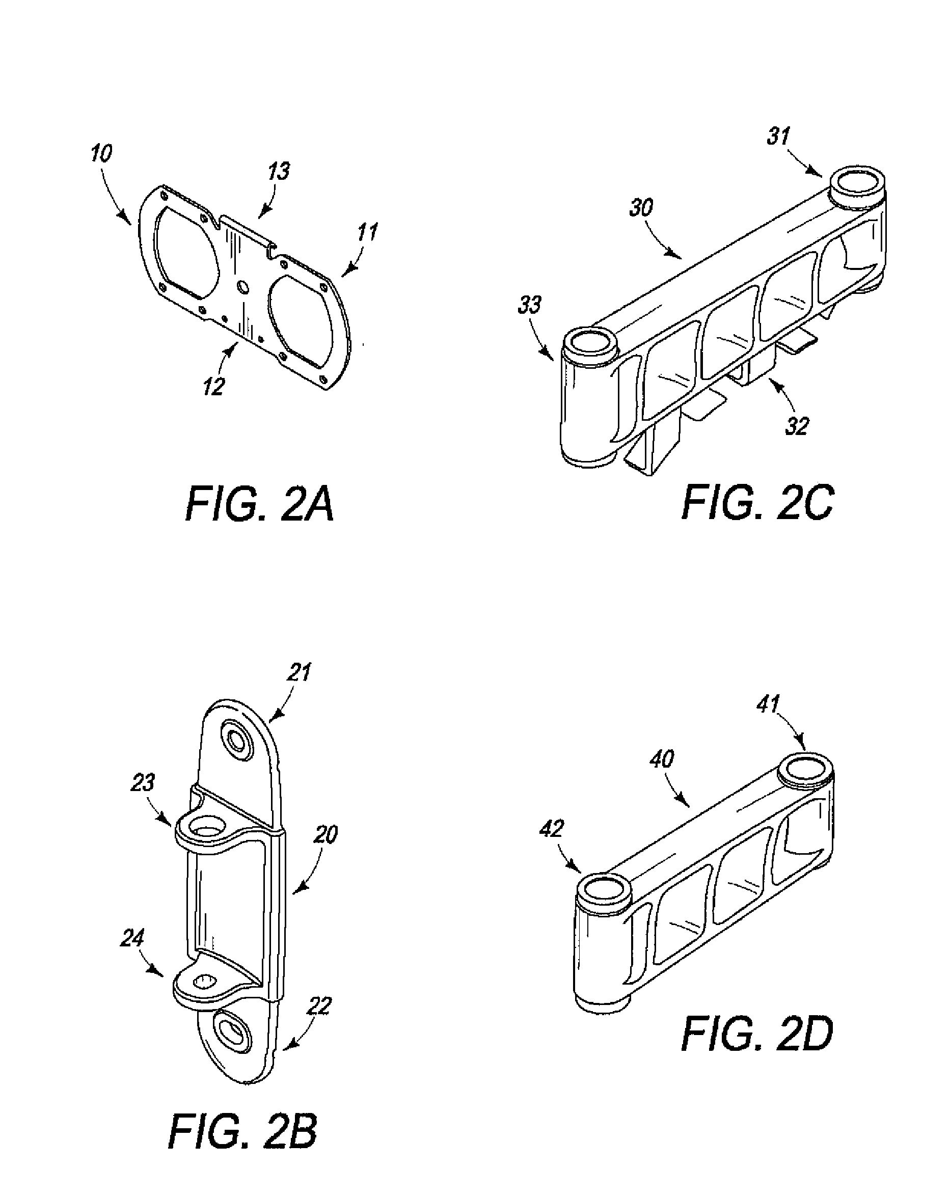 Cam lock for cantilever mounting device