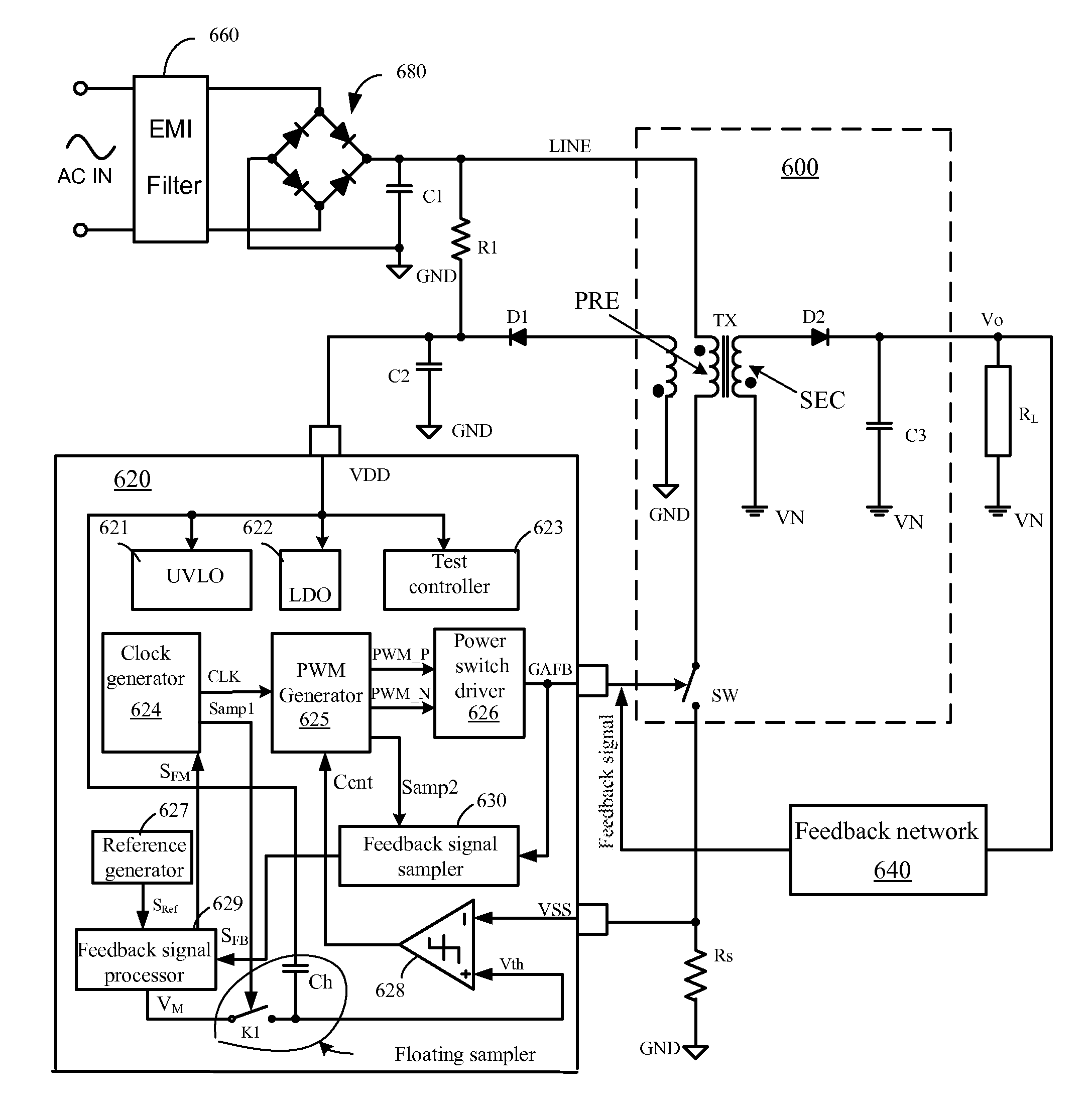 Switching Power Controller and System