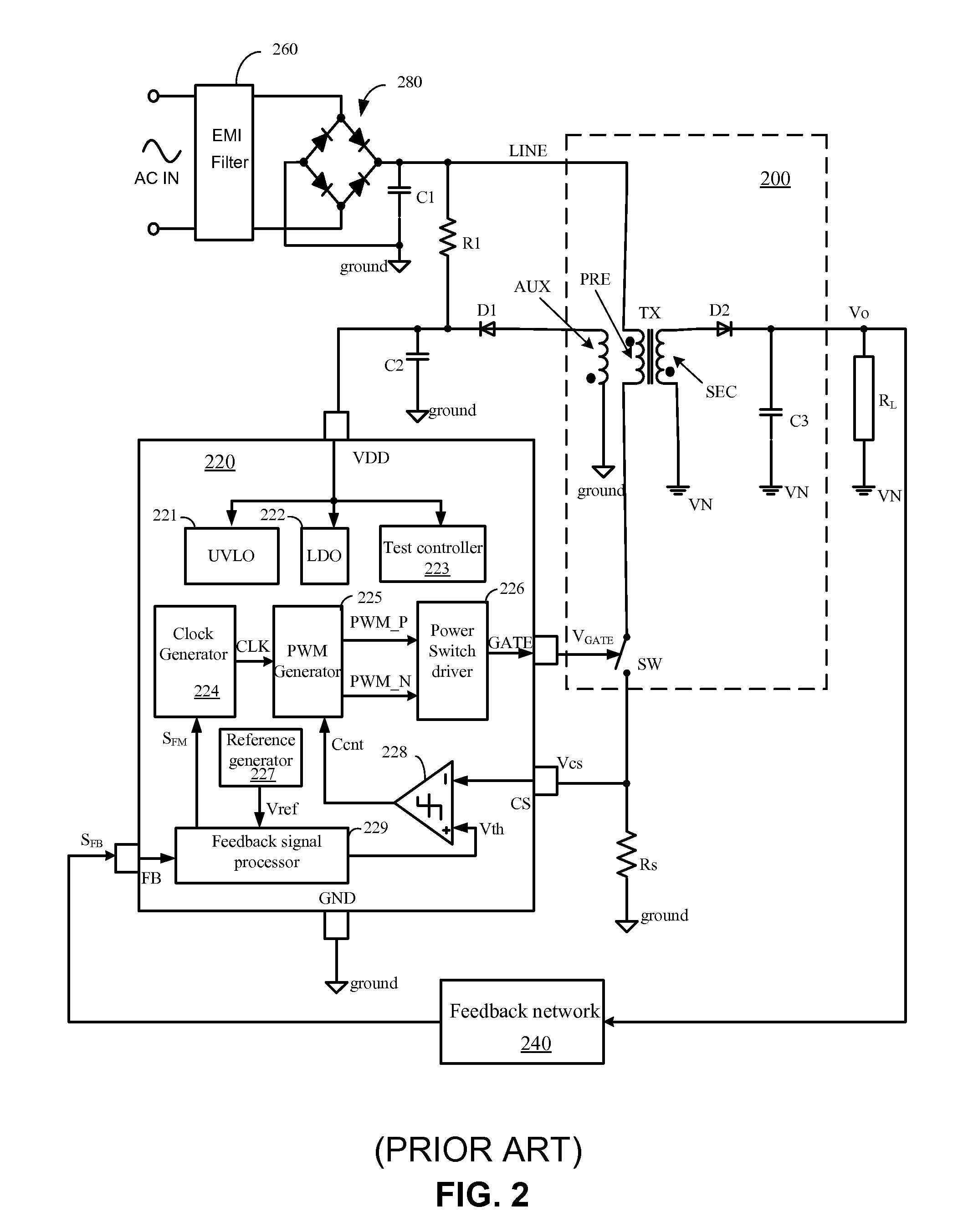 Switching Power Controller and System