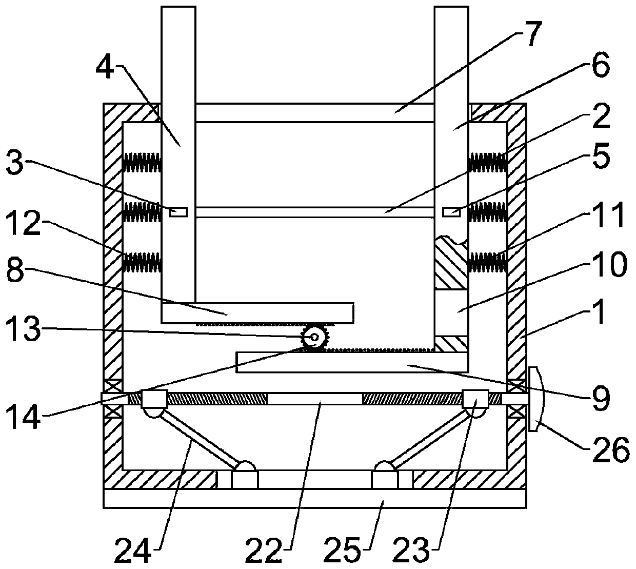 Psychological experiment viewing angle conversion device