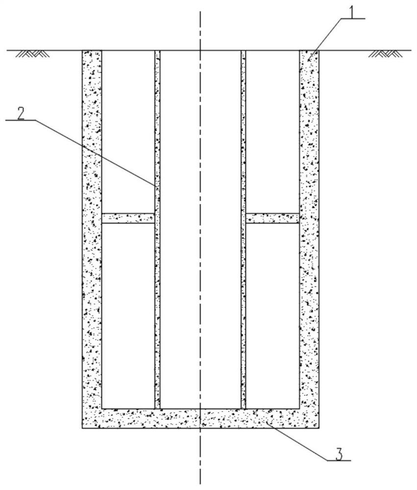 Non-excavation reverse dismantling method for ultra-deep vertical shaft