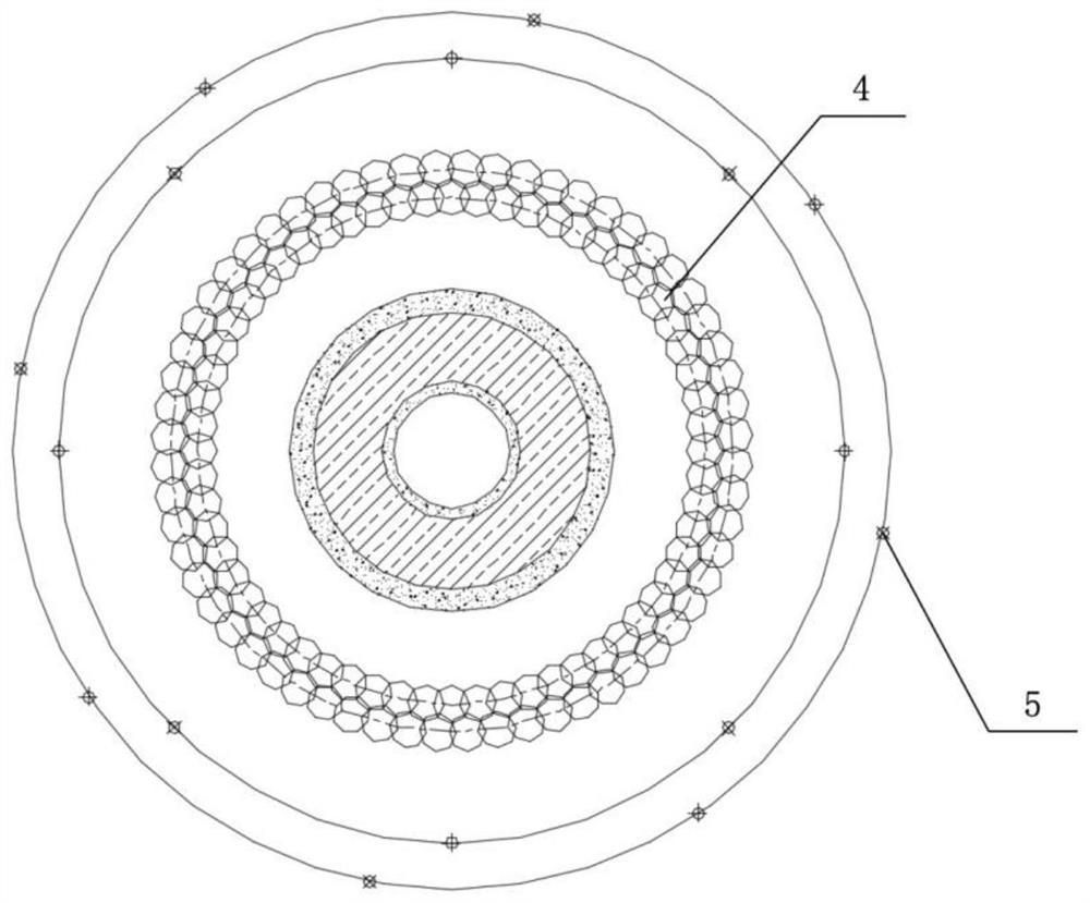 Non-excavation reverse dismantling method for ultra-deep vertical shaft