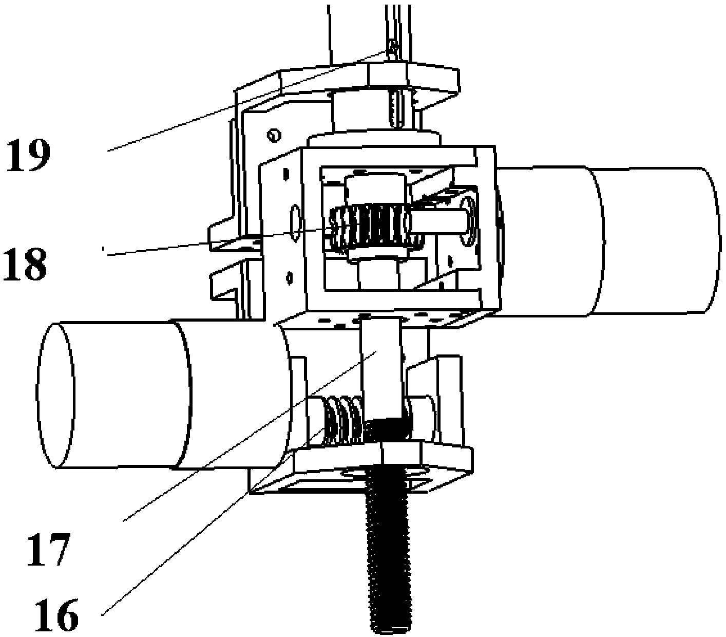 Moving mechanism around pipeline