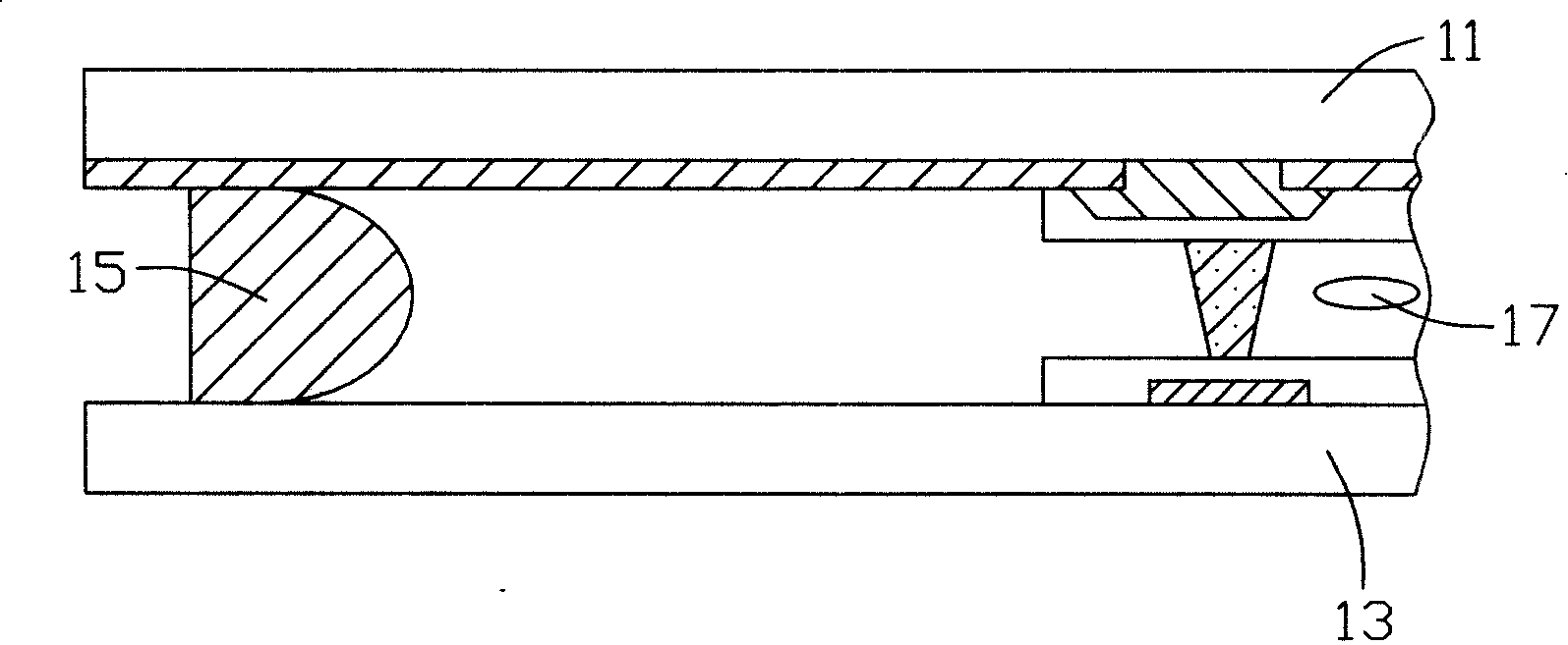 LCD display panel and device