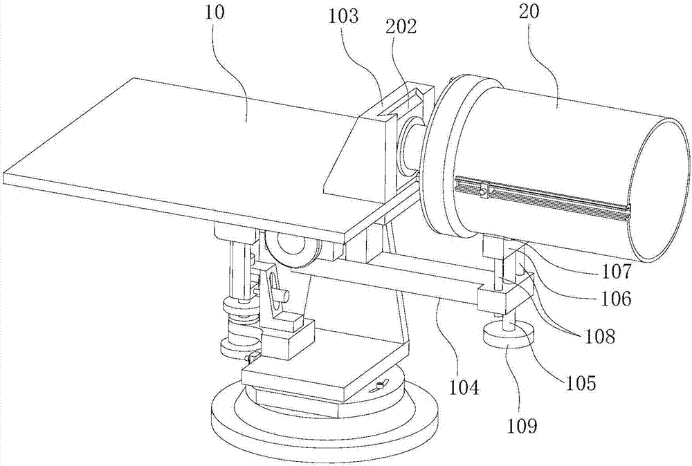 Infrared transmitting device and infrared receiving device of atmospheric infrared detection equipment