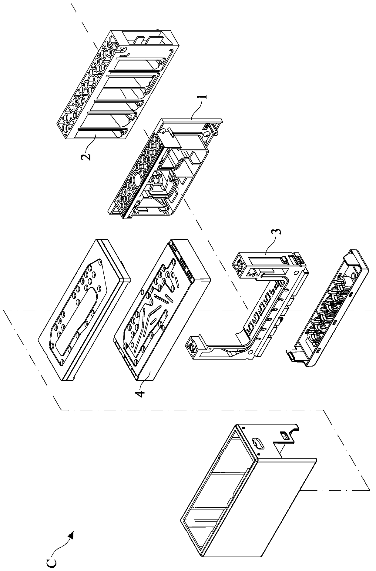 Method for extracting nucleic acid and extraction cassette thereof