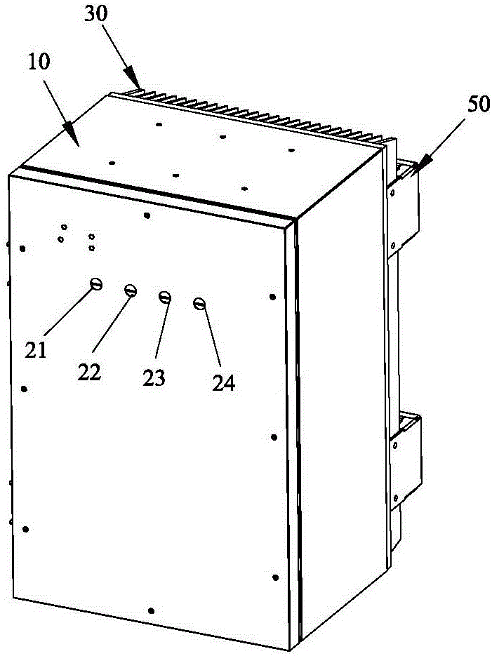 Waterproof, moisture-proof and anti-corrosion power control box