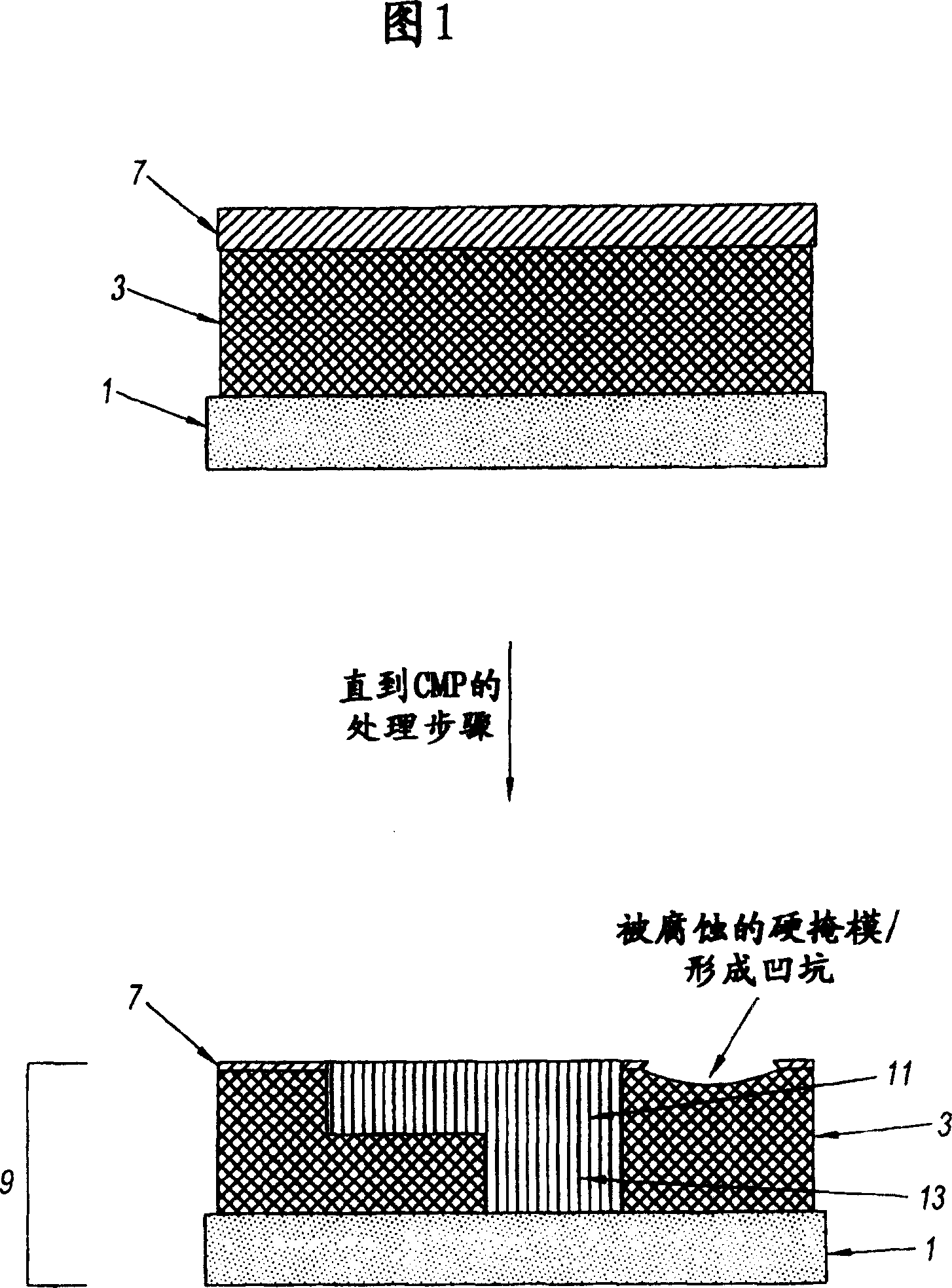 Electric interconnecting structure on substrate and producing method thereof