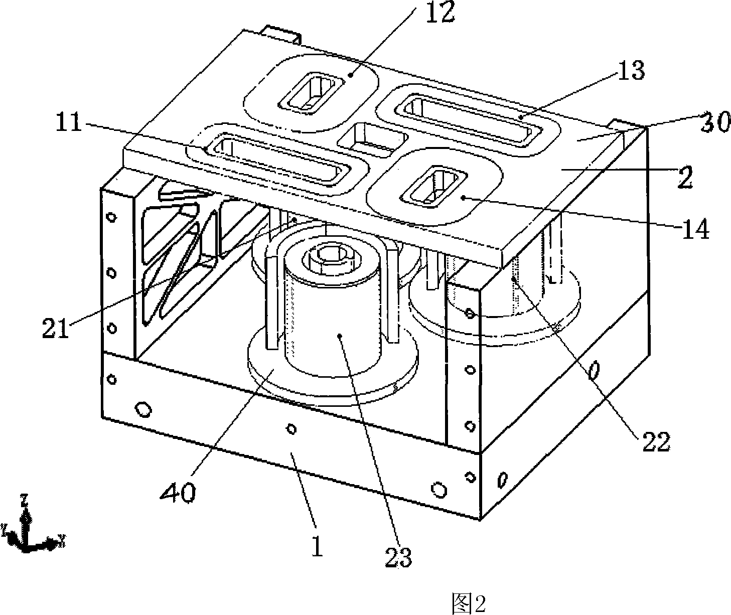 6 freedom degree micromotion operating platform