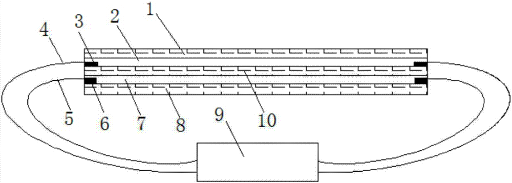 A temperature-adjustable carbon crystal heating plate