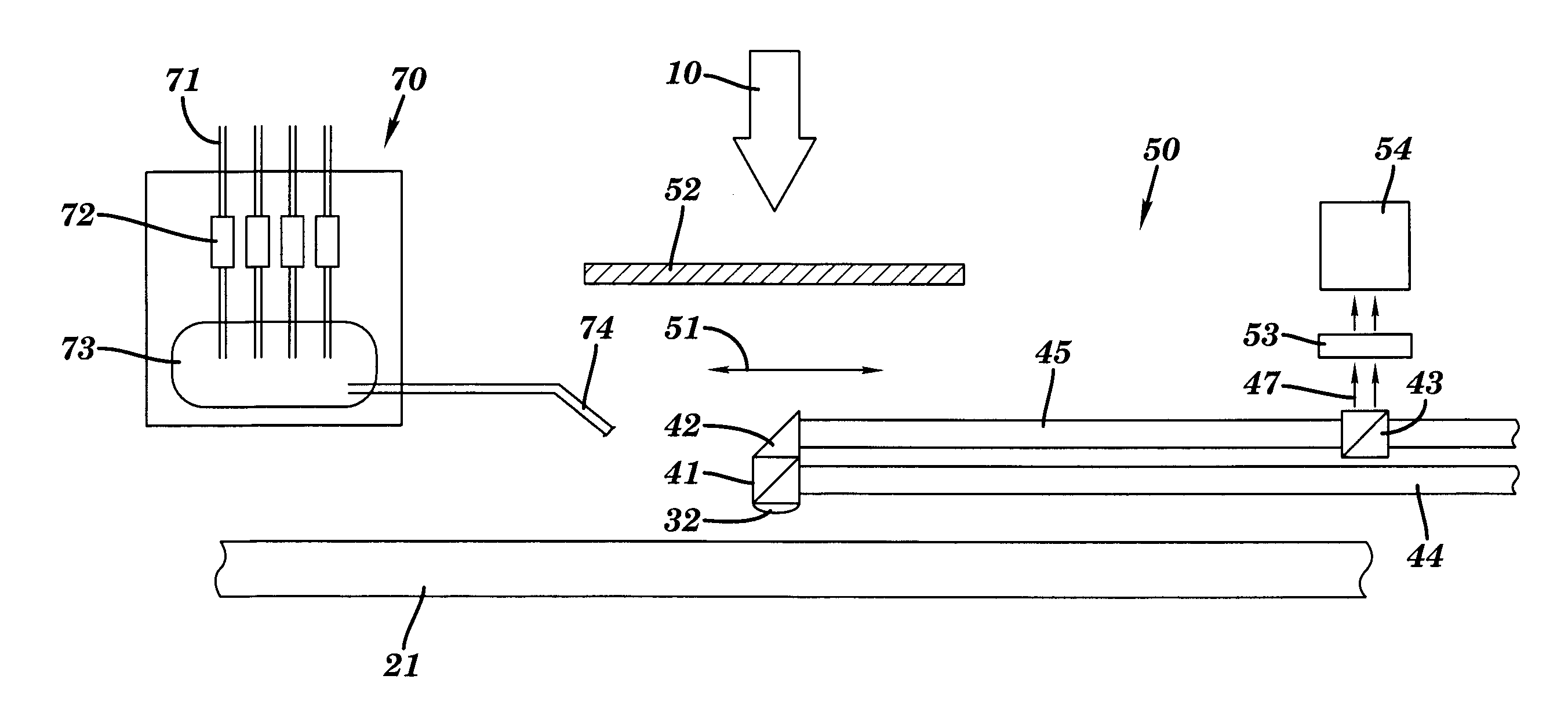 High-resolution optical channel for non-destructive navigation and processing of integrated circuits