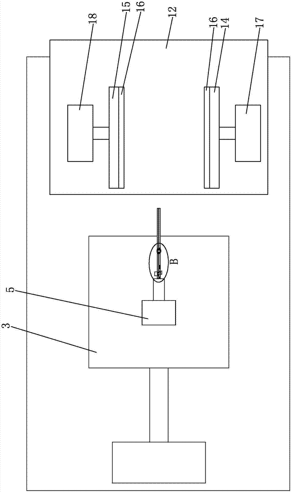 Viscus removing structure used for fish deep-processing and viscus removing method