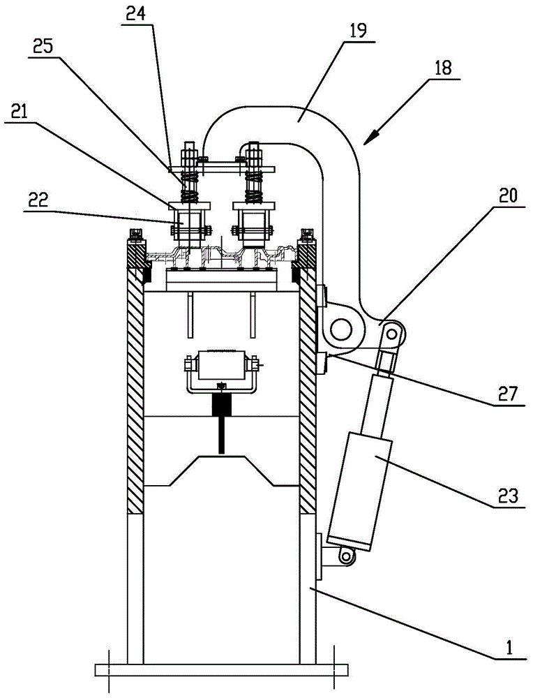 A roll-pressed colored tile forming equipment