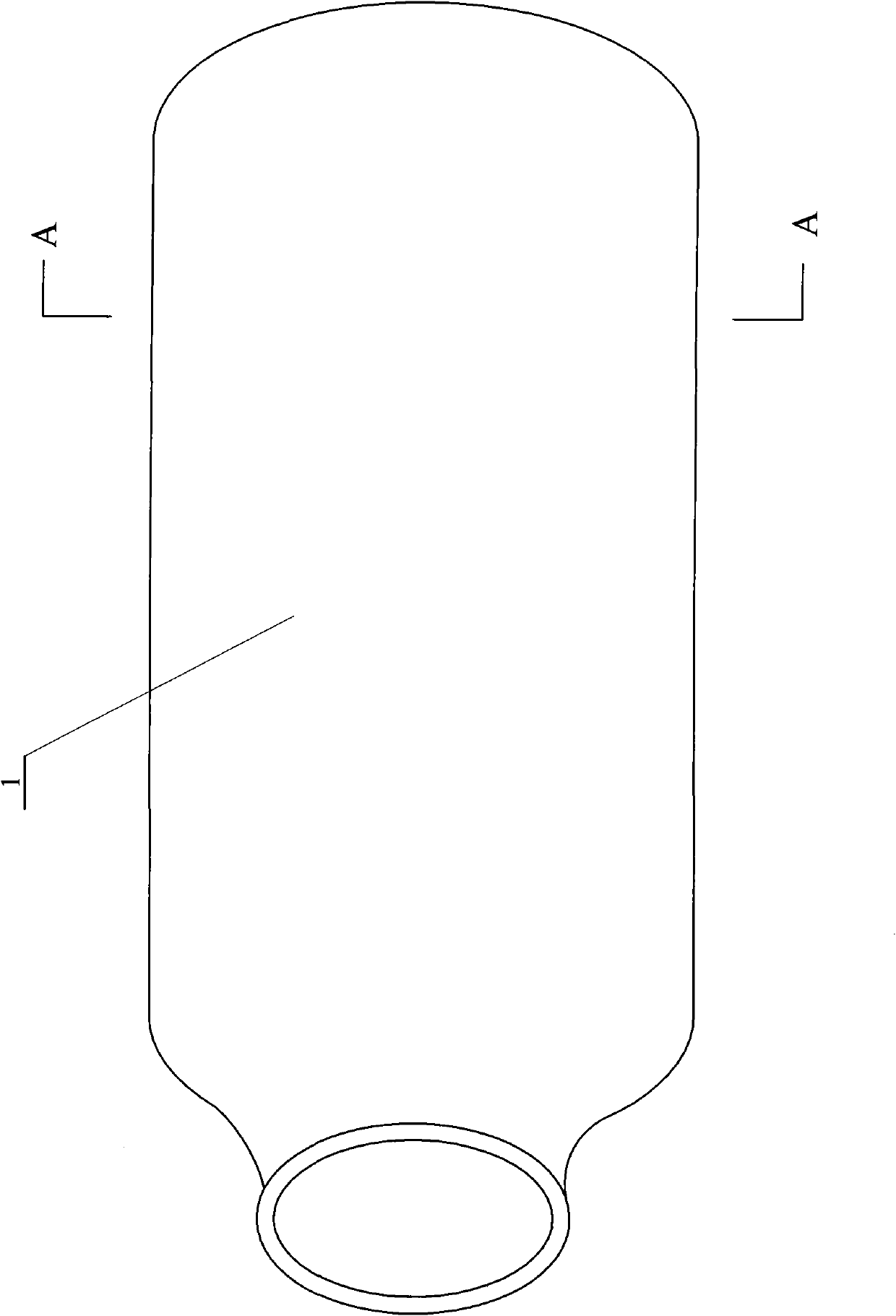 Gas-filled unfolded article storing cabin